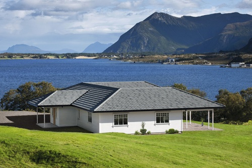 Композитная черепица рядовая Decra Classic Антрацит