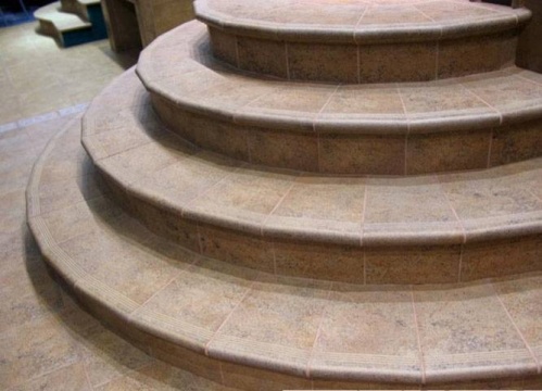 Клинкерная ступень фронтальная Tambora Gresmanc 310x334x54/15 мм